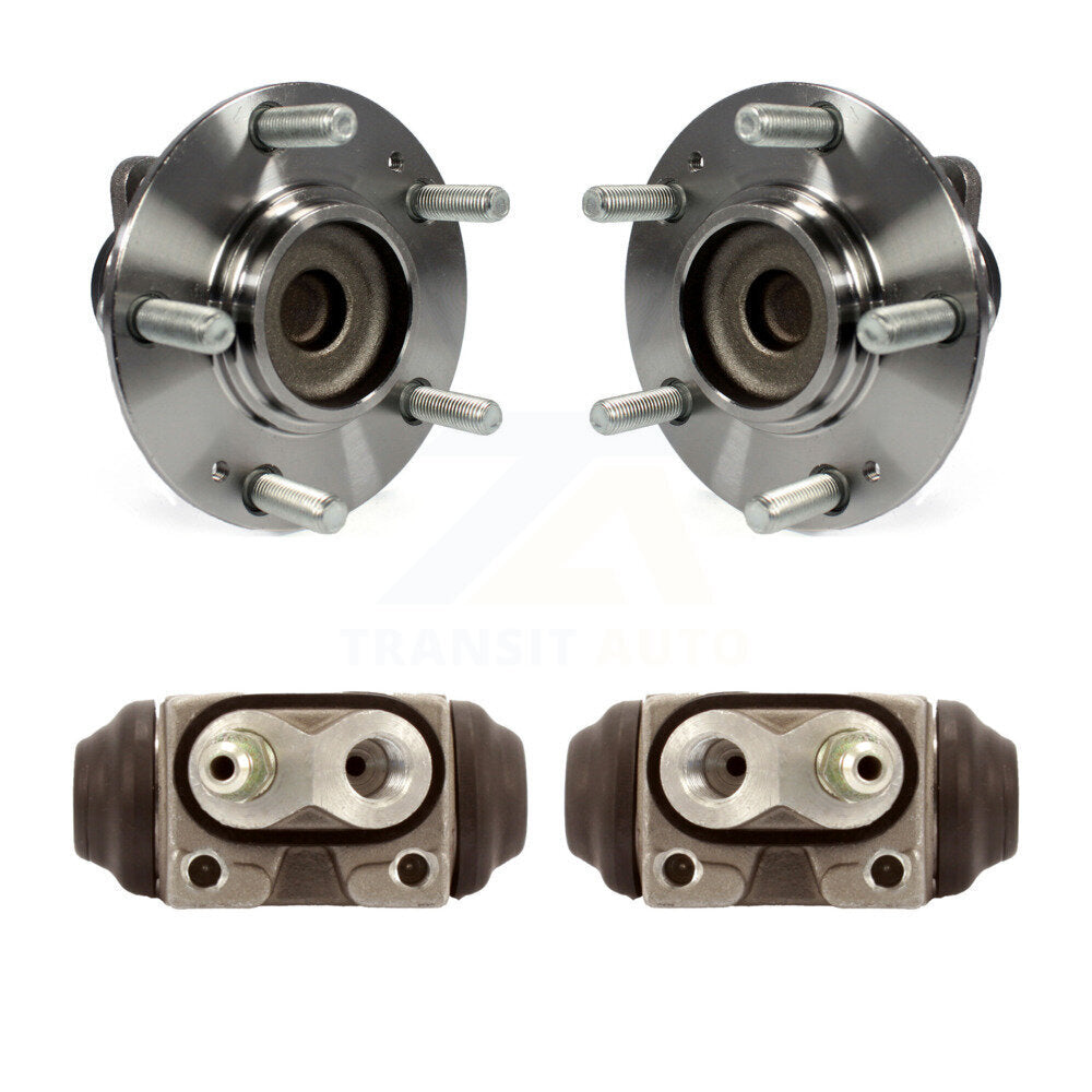 Wheel Cylinders And Hub Bearing Assembly Rear Kit For 2011 Kia Soul