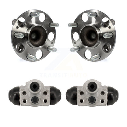 Wheel Cylinders And Hub Bearing Assembly Rear Kit For Honda Civic