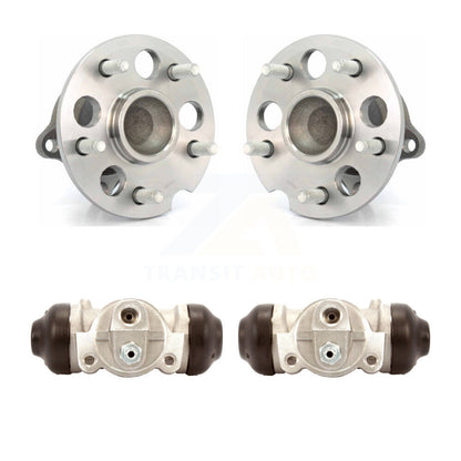 Wheel Cylinders And Hub Bearing Rear Kit For 2004-2010 Toyota Sienna FWD