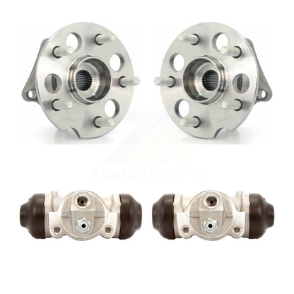 Wheel Cylinders And Hub Bearing Rear Kit For 2004-2010 Toyota Sienna AWD
