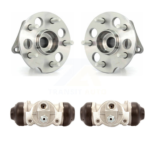 Wheel Cylinders And Hub Bearing Rear Kit For 2004-2010 Toyota Sienna AWD