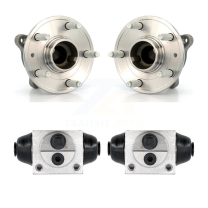 Wheel Cylinders And Hub Bearing Assembly Rear Kit For 2011-2012 Chevrolet Cruze