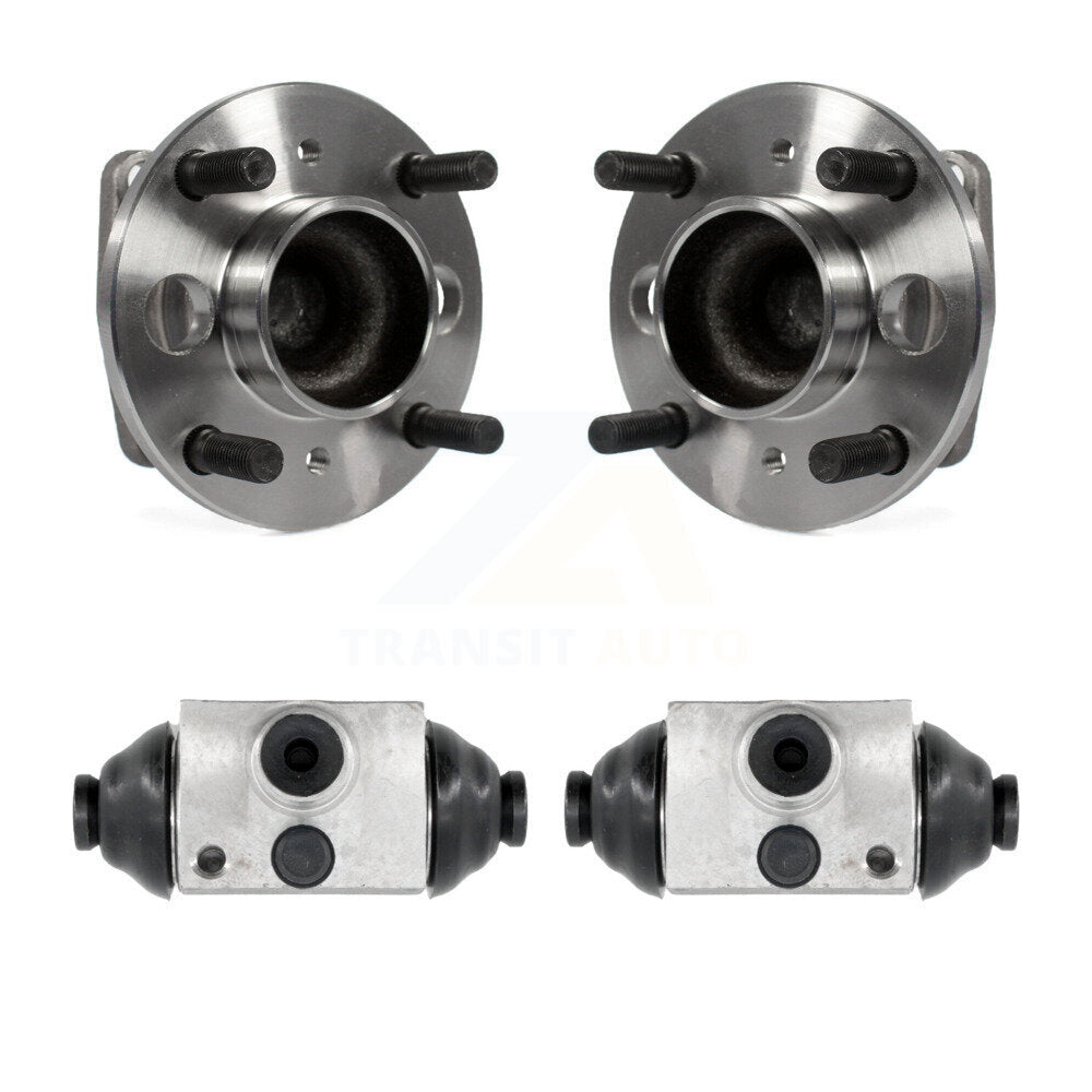 Wheel Cylinders And Hub Bearing Assembly Rear Kit For Ford Fiesta