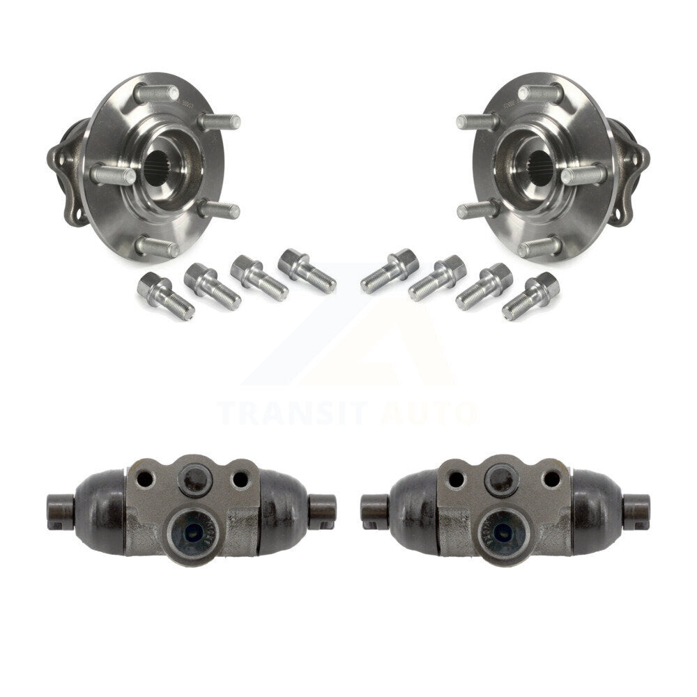Wheel Cylinders And Hub Bearing Assembly Rear Kit For Mitsubishi Lancer