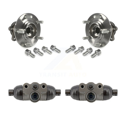 Wheel Cylinders And Hub Bearing Assembly Rear Kit For Mitsubishi Lancer