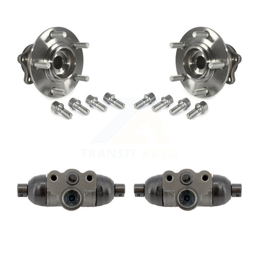 Wheel Cylinders And Hub Bearing Assembly Rear Kit For Mitsubishi Lancer