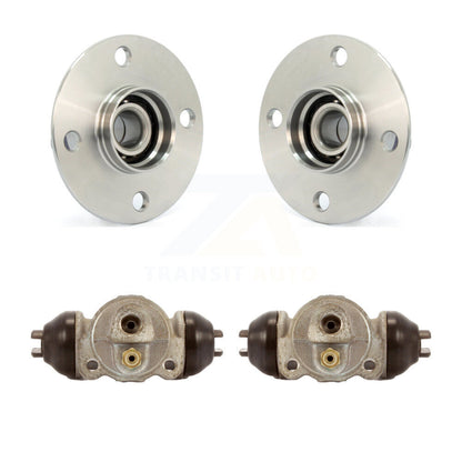 Wheel Cylinders And Hub Bearing Assembly Rear Kit For 2003-2006 Nissan Sentra