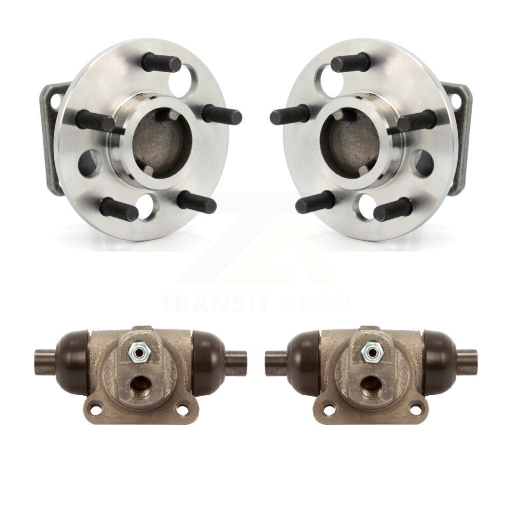 Wheel Cylinders Hub Bearing Rear Kit For Oldsmobile Cutlass Ciera Buick Century