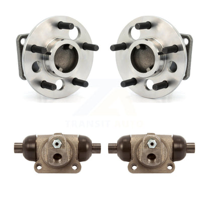 Wheel Cylinders Hub Bearing Rear Kit For Oldsmobile Cutlass Ciera Buick Century
