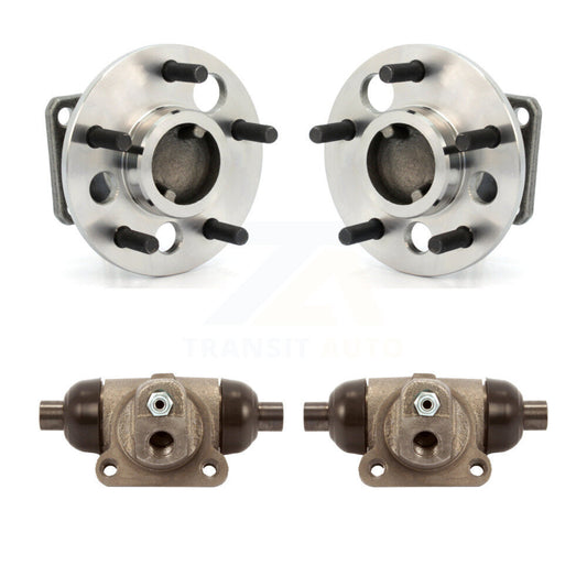 Wheel Cylinders Hub Bearing Rear Kit For Oldsmobile Cutlass Ciera Buick Century