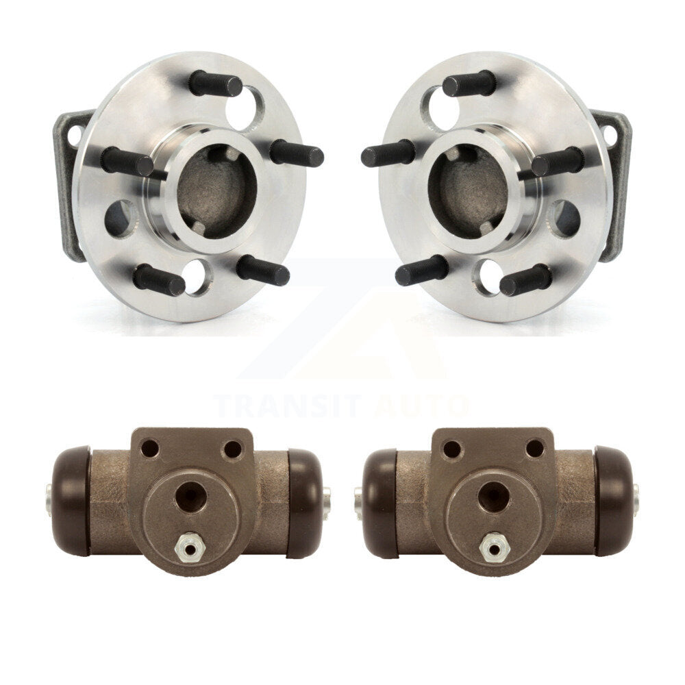 Wheel Cylinders And Hub Bearing Rear Kit For Buick LeSabre Oldsmobile 88 Pontiac