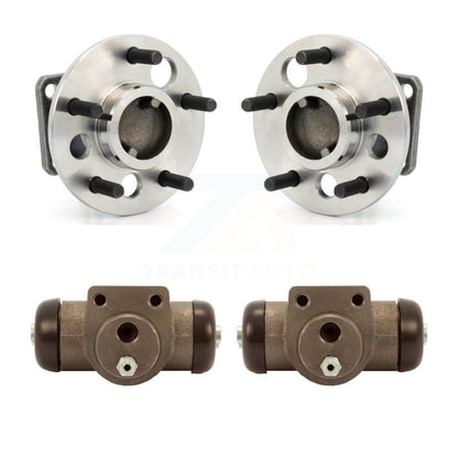 Wheel Cylinders And Hub Bearing Rear Kit For Buick LeSabre Oldsmobile 88 Pontiac