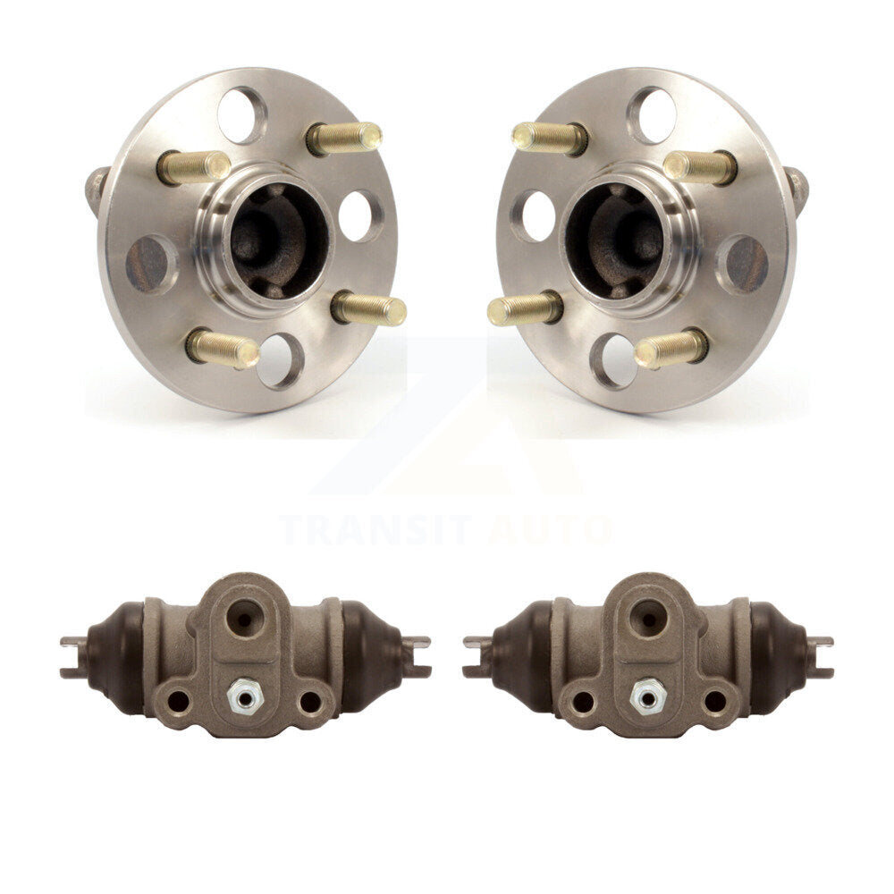 Wheel Cylinders And Hub Bearing Rear Kit For Hyundai Accent Kia Rio Rio5 Non-ABS
