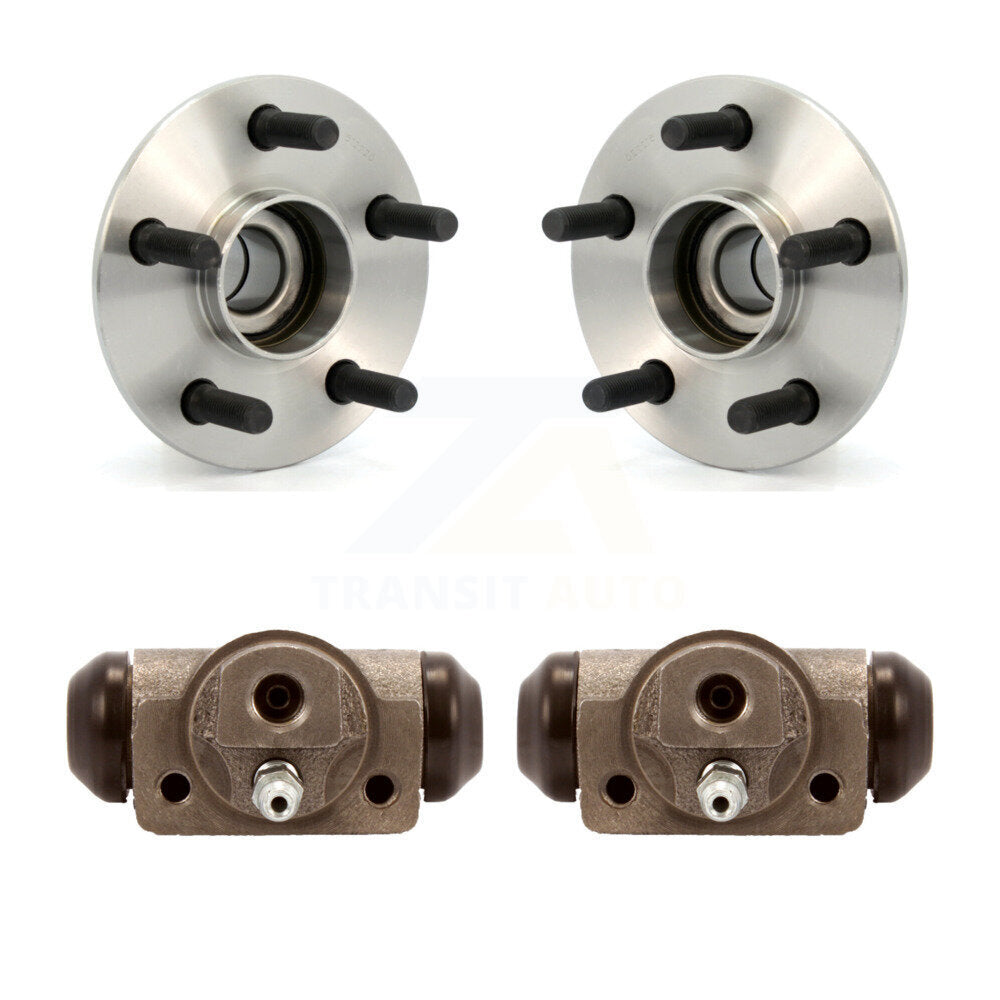 Wheel Cylinders And Hub Bearing Assembly Rear Kit For Chrysler Sebring
