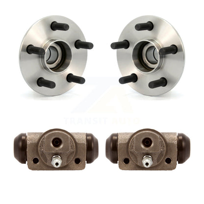 Wheel Cylinders And Hub Bearing Assembly Rear Kit For Chrysler Sebring