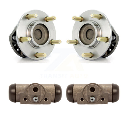 Wheel Cylinders And Hub Bearing Rear Kit For Dodge Caravan Grand Chrysler Town &