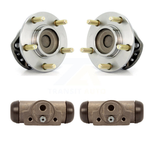 Wheel Cylinders And Hub Bearing Rear Kit For Dodge Caravan Grand Chrysler Town &
