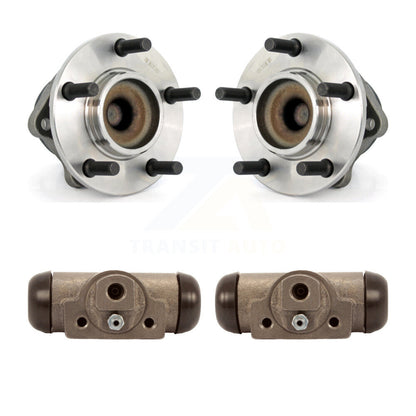 Wheel Cylinders And Hub Bearing Rear Kit For Dodge Caravan Grand Chrysler Town &