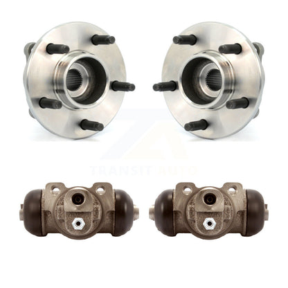 Wheel Cylinders & Hub Bearing Rear Kit For Saturn Vue Pontiac Torrent Chevrolet