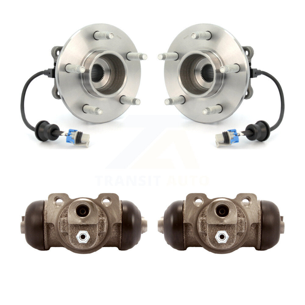 Wheel Cylinders & Hub Bearing Rear Kit For Chevrolet Equinox Saturn Vue Pontiac