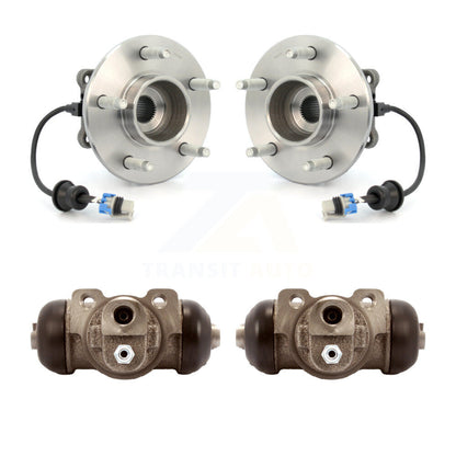 Wheel Cylinders & Hub Bearing Rear Kit For Chevrolet Equinox Saturn Vue Pontiac