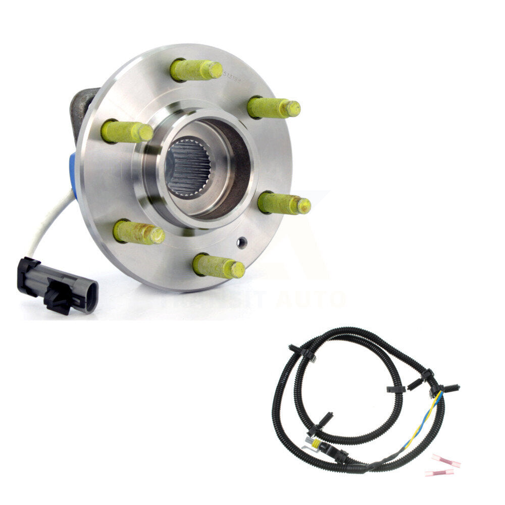 Wheel Hub Bearing And Extra ABS Sensor Front Kit For 2004-2009 Cadillac SRX AWD