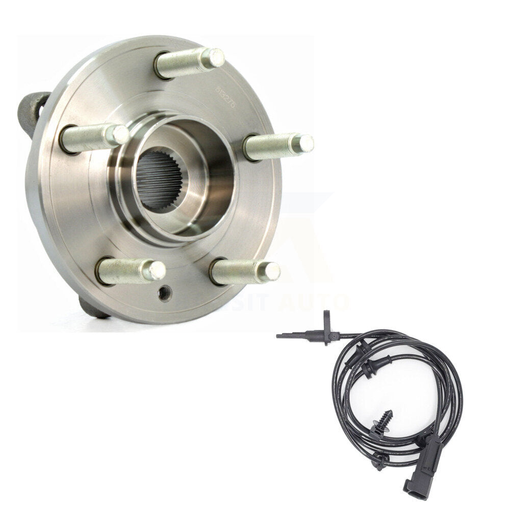 Wheel Hub Bearing And ABS Sensor Front Kit For Ford Flex Taurus Lincoln MKT MKS