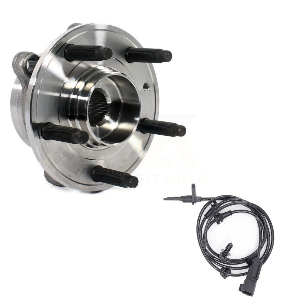 Wheel Hub Bearing And ABS Sensor Front Kit For Ford Police Interceptor Sedan
