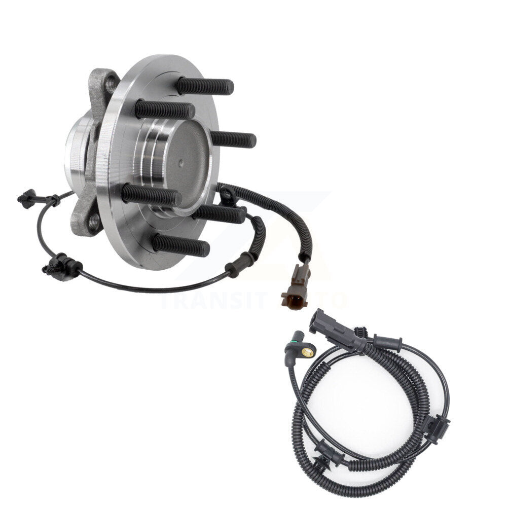 Wheel Hub Bearing & Extra ABS Sensor Front Kit For Ford F-150 Expedition Lincoln