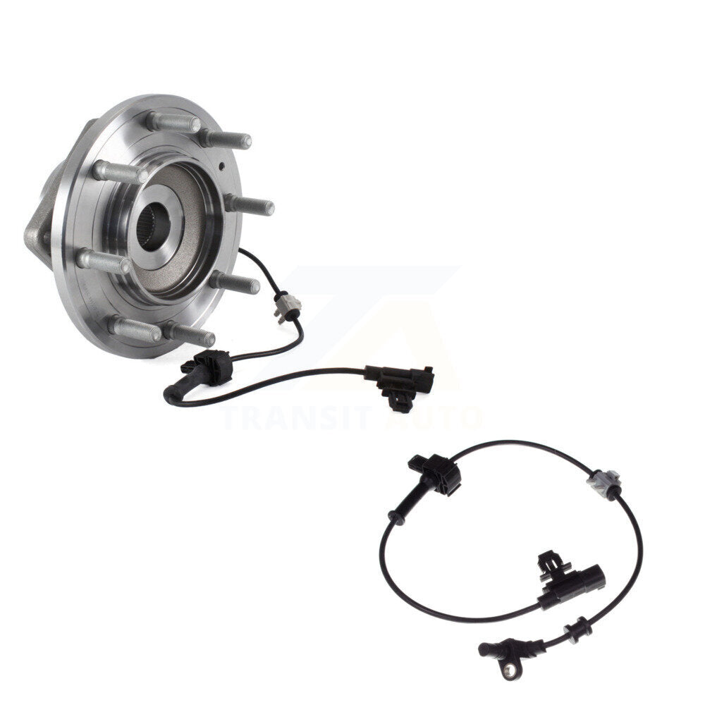 Wheel Hub Bearing Extra Sensor Front Kit For Chevrolet Silverado 3500 HD GMC 4WD