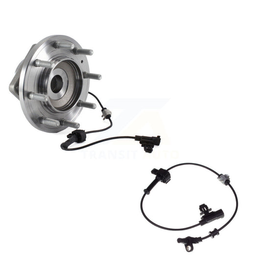 Wheel Hub Bearing Extra Sensor Front Kit For Chevrolet Silverado 3500 HD GMC 4WD