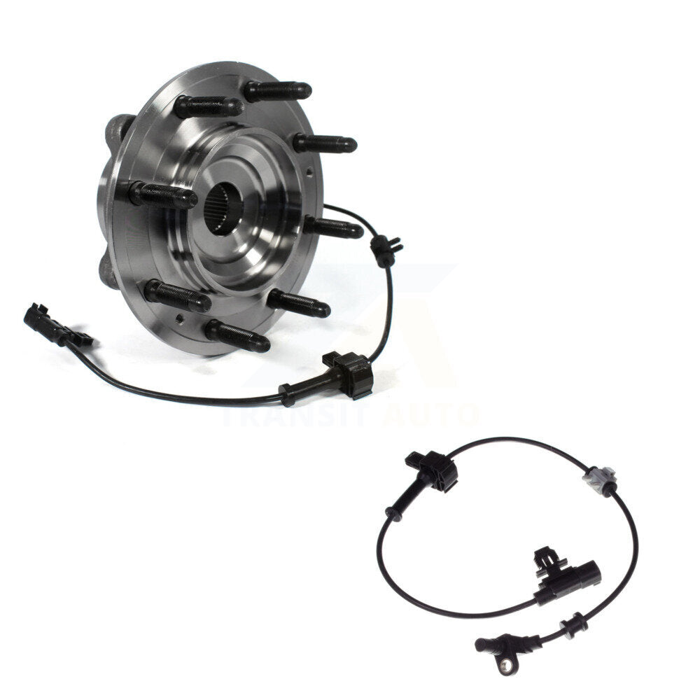 Wheel Hub Bearing Extra Sensor Front Kit For Chevrolet GMC Silverado 2500 HD 4WD