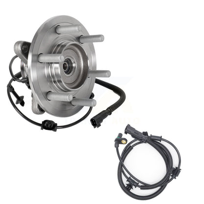 Wheel Hub Bearing & Extra Sensor Front Kit For Ford Expedition Lincoln Navigator