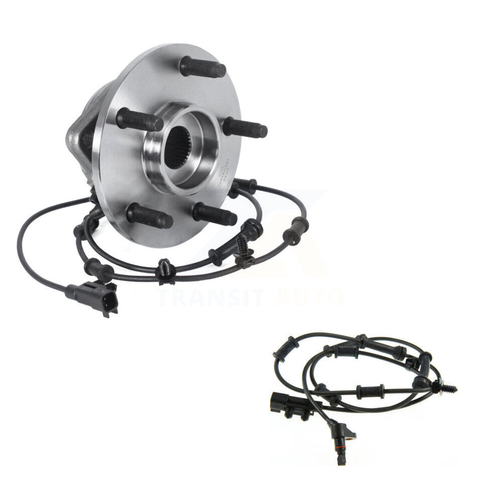 Wheel Hub Bearing And Extra ABS Sensor Front Kit For Jeep Wrangler JK