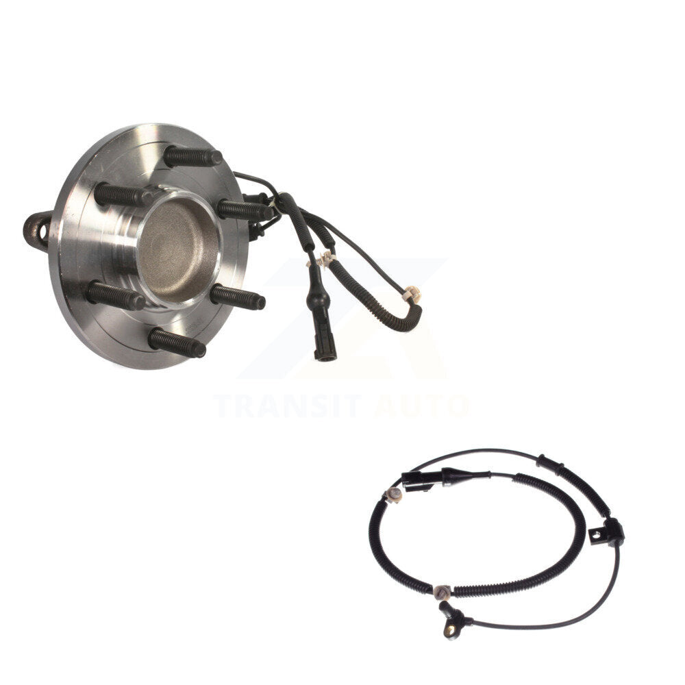 Wheel Hub Bearing & Extra Sensor Front Kit For Ford Expedition Lincoln Navigator