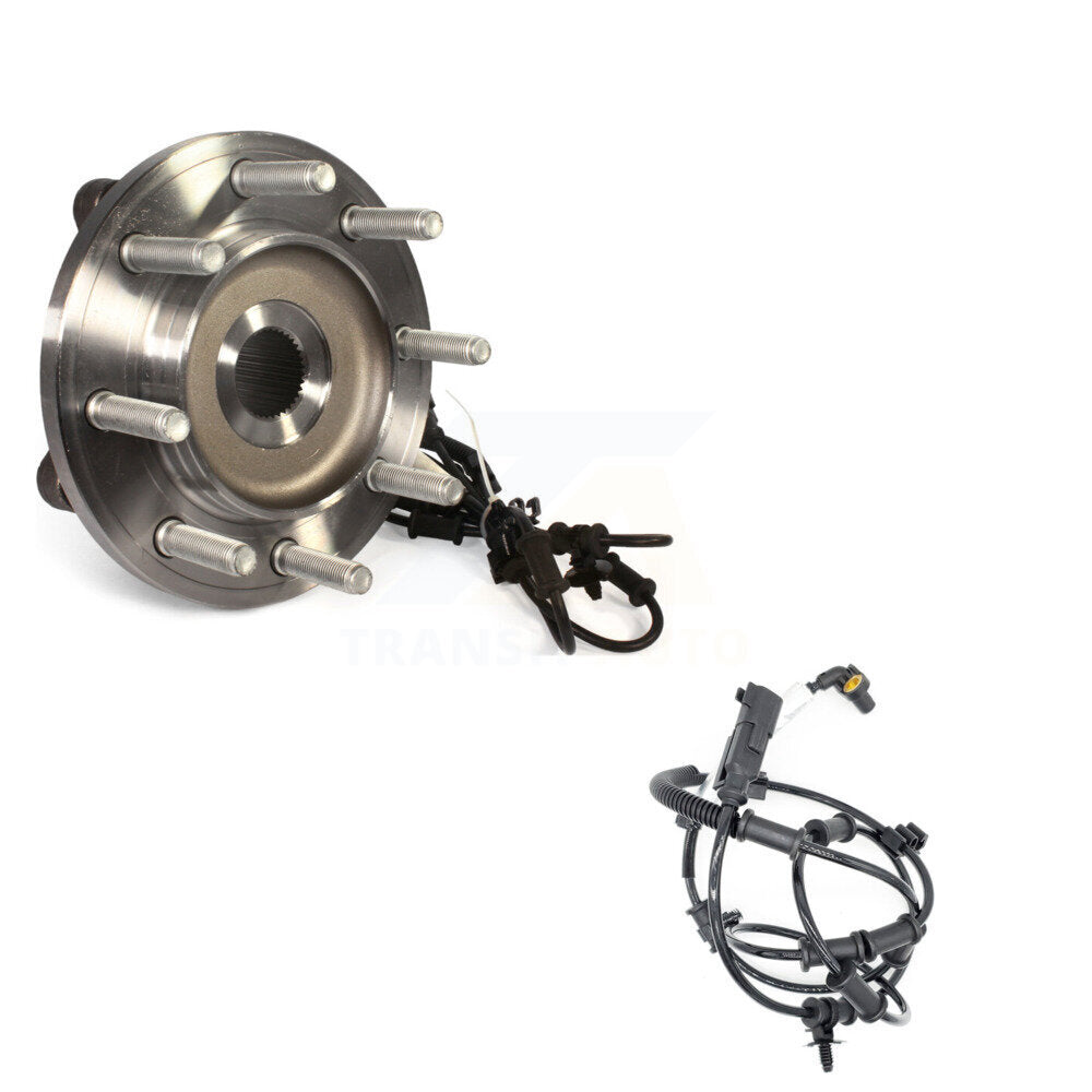 Wheel Hub Bearing And Extra ABS Sensor Front Kit For Ram 2500 3500