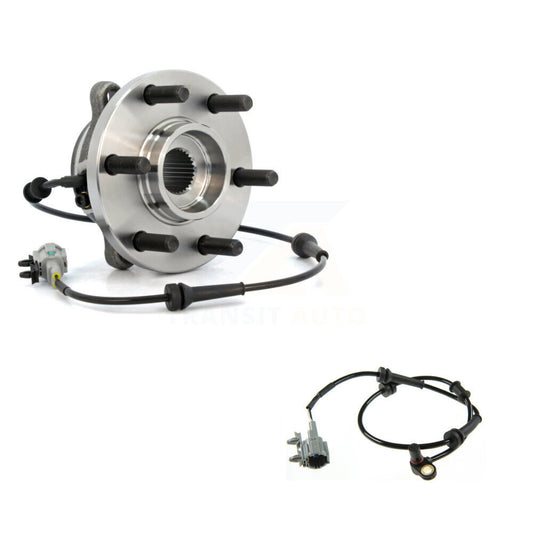 Wheel Hub Bearing & Extra Sensor Front Kit For Nissan Frontier Pathfinder Xterra