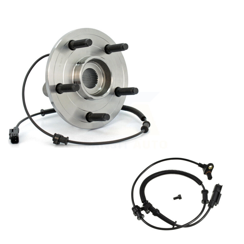 Wheel Hub Bearing And Extra ABS Sensor Front Kit For Ram 1500 Dodge with Harness