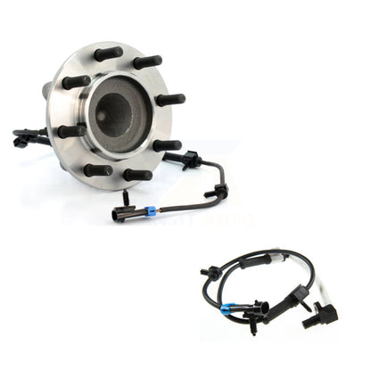 Wheel Hub Bearing & Extra Sensor Front Kit For Chevrolet Express 3500 GMC Savana