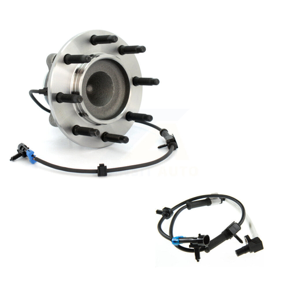 Wheel Hub Bearing & Extra Sensor Front Kit For Chevrolet Express 2500 GMC Savana
