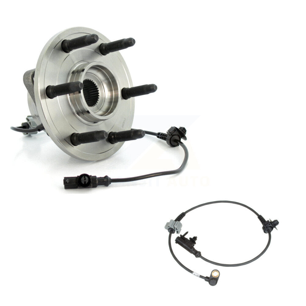 Wheel Hub Bearing Extra Sensor Front Kit For Chevrolet GMC Silverado 1500 Sierra