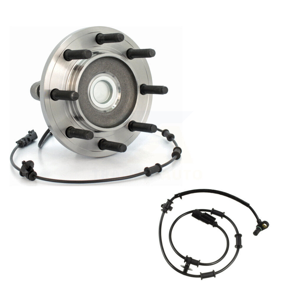 Wheel Hub Bearing & Extra Sensor Front Kit For Dodge Ram 2500 3500 with Harness