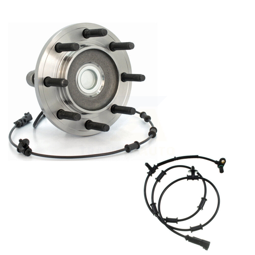 Wheel Hub Bearing And Extra ABS Sensor Front Kit For Ram 3500 Dodge with Harness