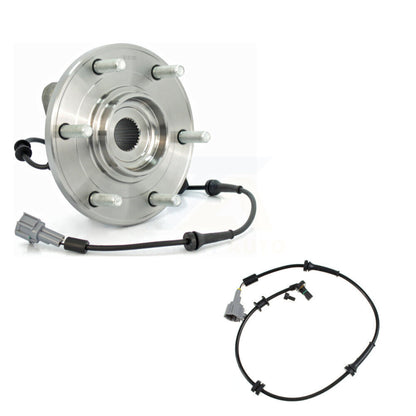 Wheel Hub Bearing & Extra Sensor Front Kit For Nissan TITAN Armada INFINITI QX56