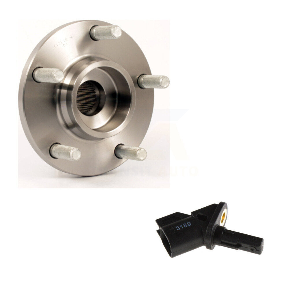 Wheel Hub Bearing & Sensor Front Kit For 2004 Mazda 3 2.0L/2.3L with 4-Wheel ABS