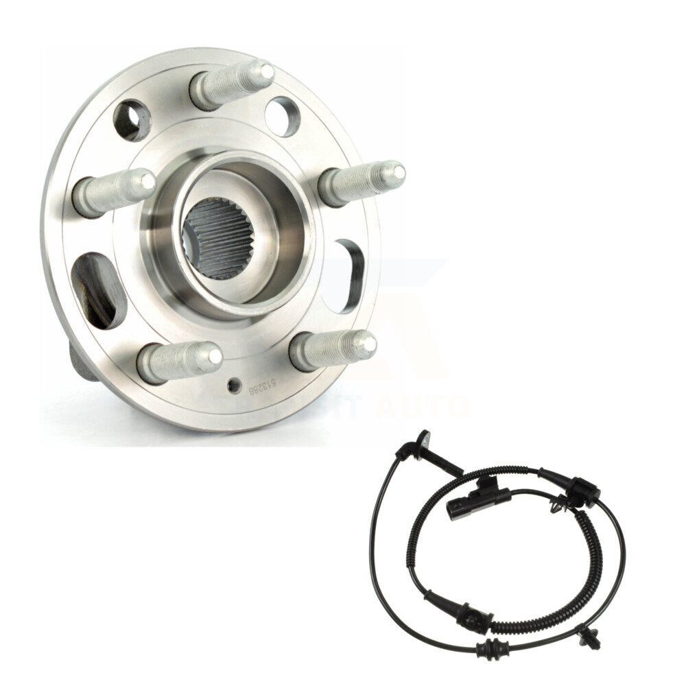 Wheel Hub Bearing And ABS Sensor Front Kit For Buick LaCrosse Regal Saab 9-5