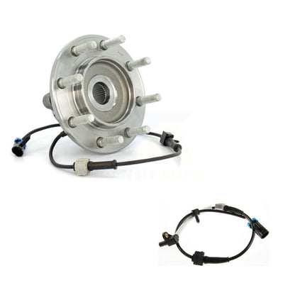 Wheel Hub Bearing And Extra ABS Sensor Front Kit For Chevrolet Silverado 3500