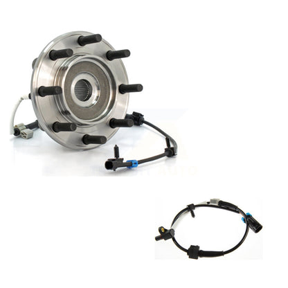 Wheel Hub Bearing And Extra ABS Sensor Front Kit For Chevrolet Silverado 3500