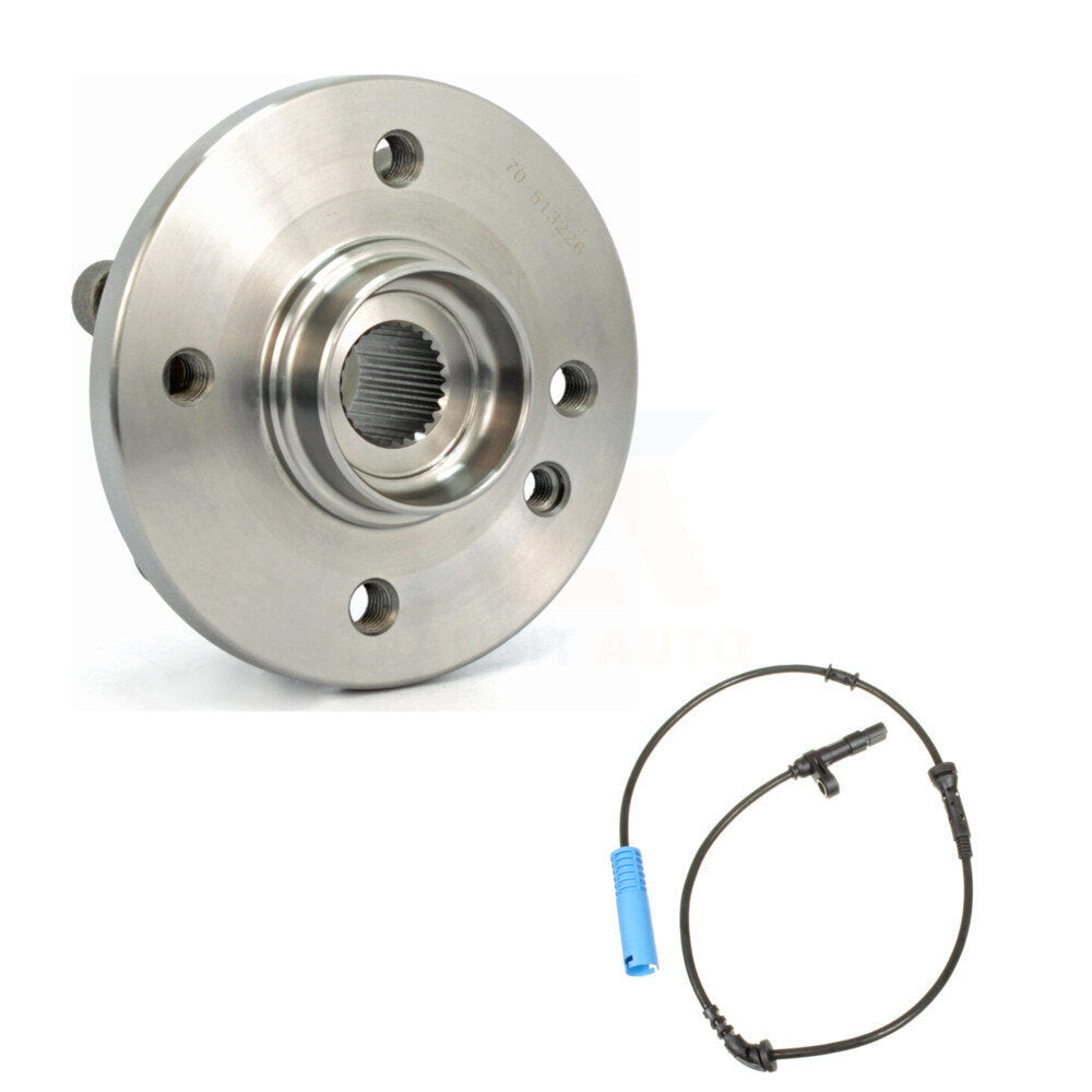 Wheel Hub Bearing & Sensor Front Kit For 02-05 Mini Cooper 1.6L with 4-Wheel ABS