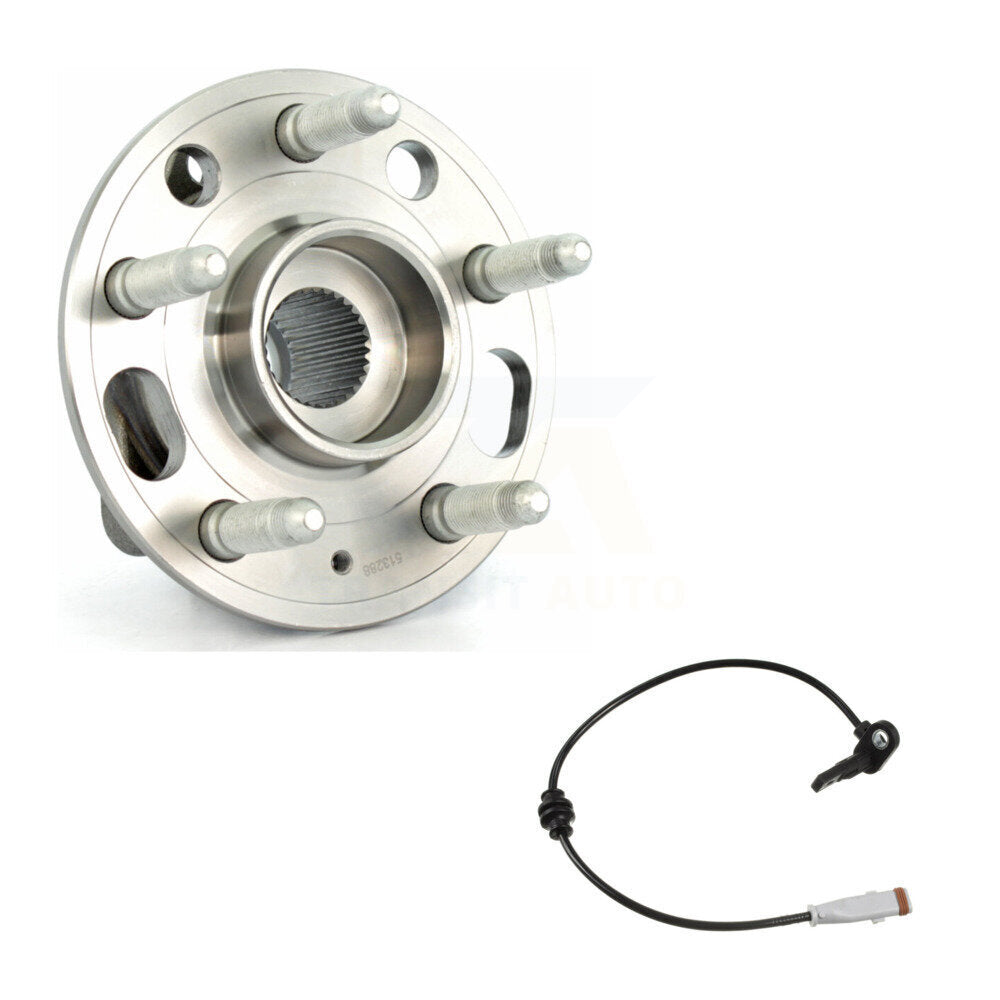 Wheel Hub Bearing And ABS Sensor Front Kit For Buick LaCrosse Regal Saab 9-5